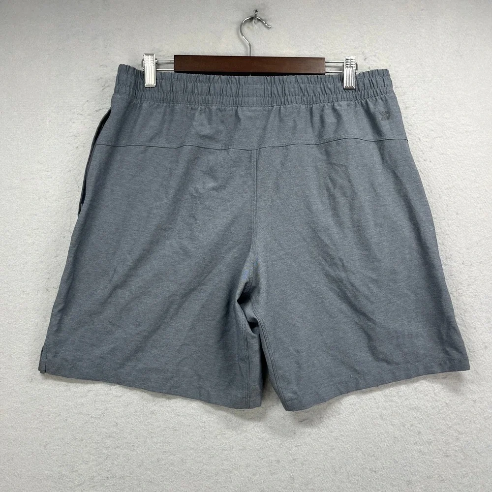 All in Motion Athletic Shorts Mens L Gray Stretch Active Gym Workout Training